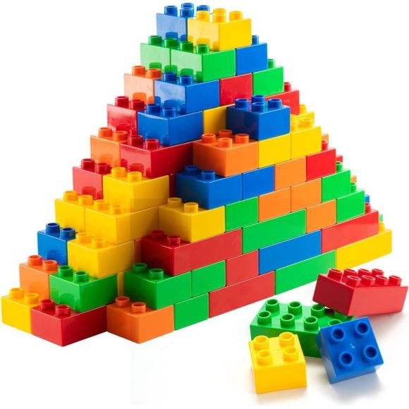 Building Toy 100 Mega Blocks Building Blocks For Toddlers 1-3+